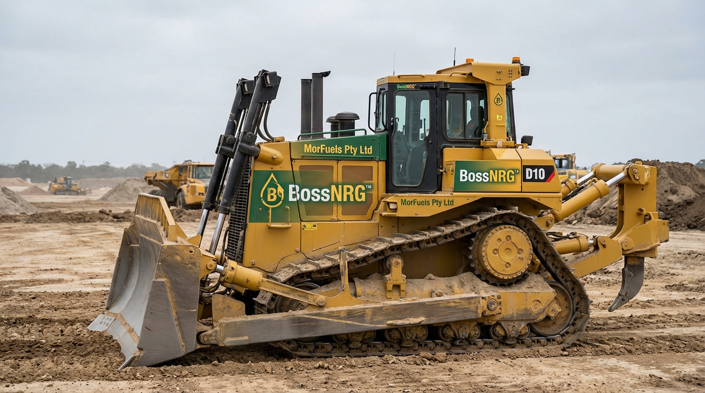BossNRG branded D10 bulldozer for earthmoving
