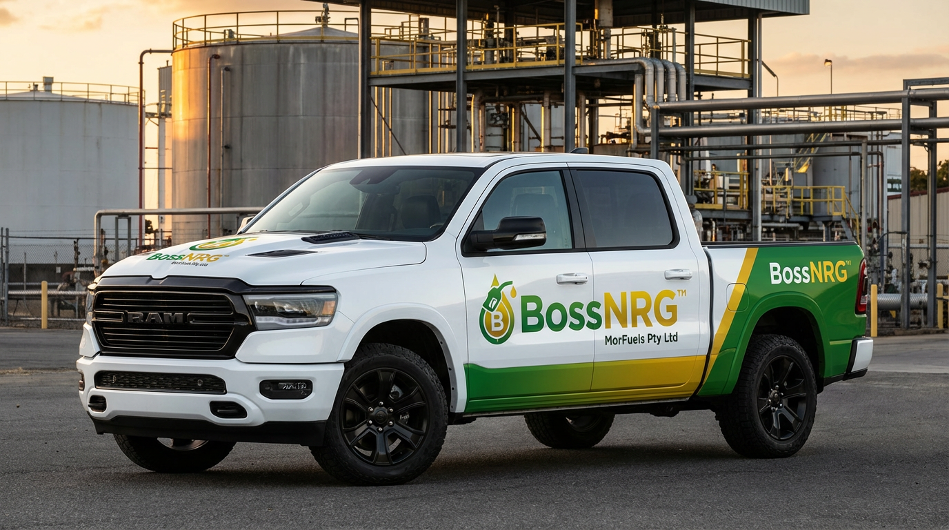 BossNRG branded Dodge Ram pickup truck